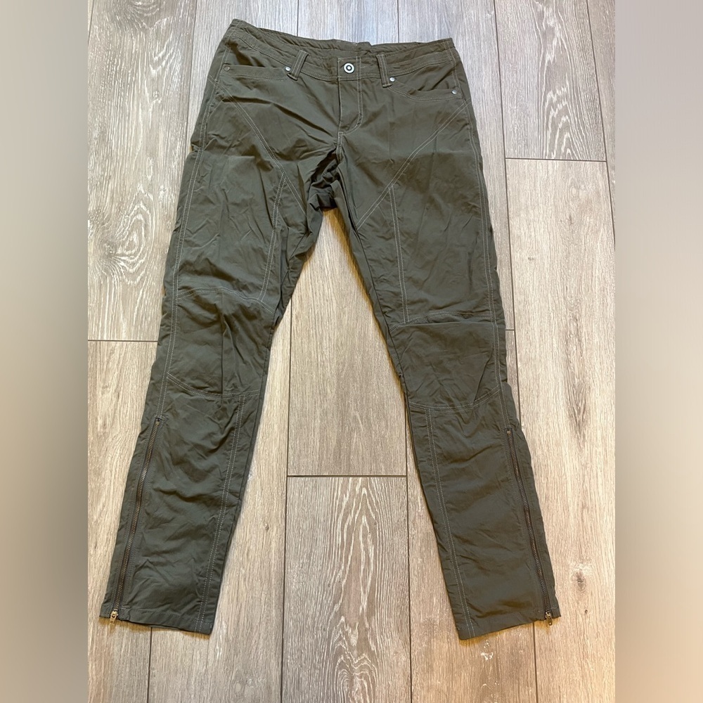 Kuhl Women's Straight Leg Pants - Olive Green